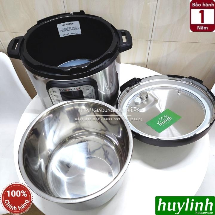 Nồi áp suất điện tử đa năng Instant POT Duo 60 - 7-in-1 - Dung tích 5.7 lít - Công suất 1000W - Hàng chính hãng