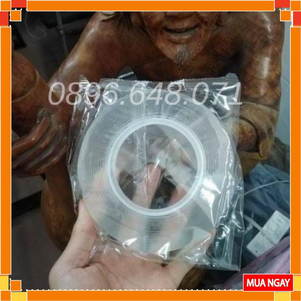Băng Keo Hai Mặt Siêu Dính Trong Suốt – Băng Dính Hai Mặt Đa Năng Cường Lực