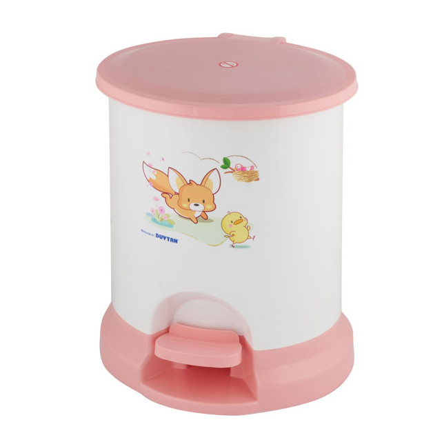 Thùng rác Oval nhỏ Duy Tân No.186 Giao màu ngẫu nhiên
