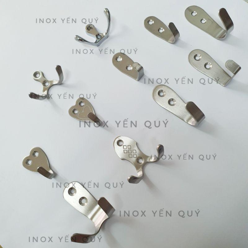 Móc đơn inox khoan tường treo đồ inox, quần áo, đồ đa năng tiện dụng mọi nơi