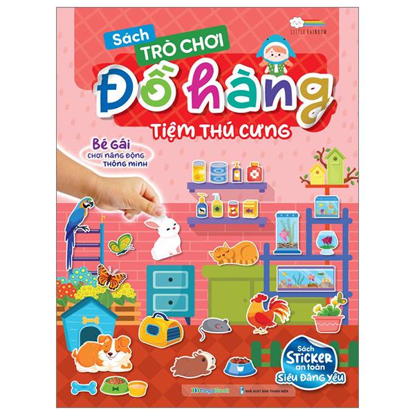 Sách Trò Chơi Đồ Hàng - Tiệm Thú Cưng