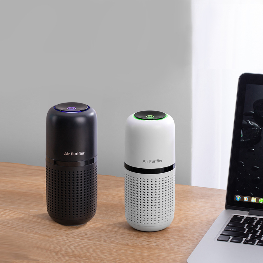 MÁY LỌC KHÔNG KHÍ Ô TÔ AIR PURIFIER P02 | Máy Lọc Không Khí Mini Loại Bỏ Mùi Fomaldehyde, Bụi, Khói Thuốc, Làm Sạch Không Khí Với Công Nghệ Ion Âm