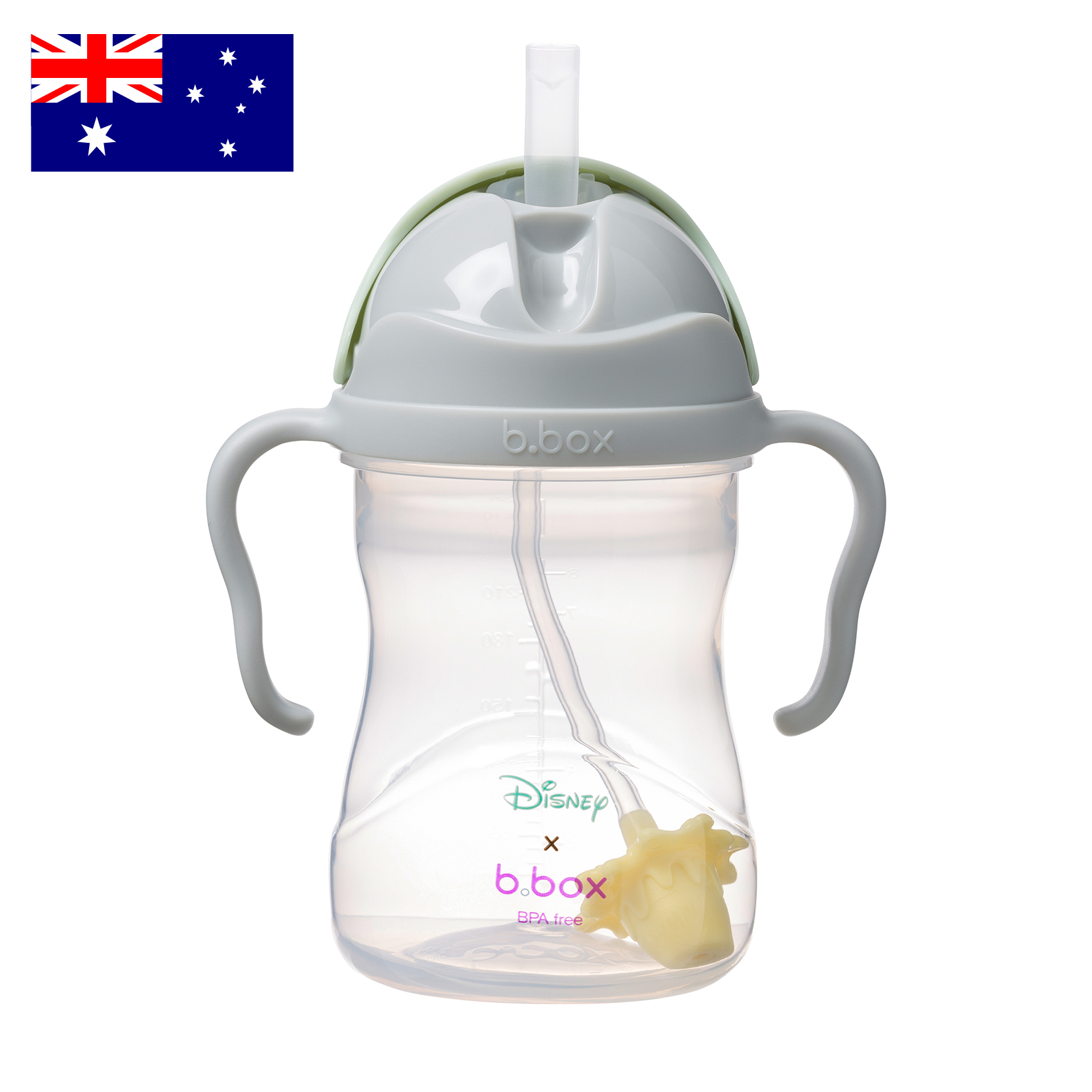 b.box Disney Bình nước 360 độ cho bé tập uống nước 240ml - Winnie The Pooh