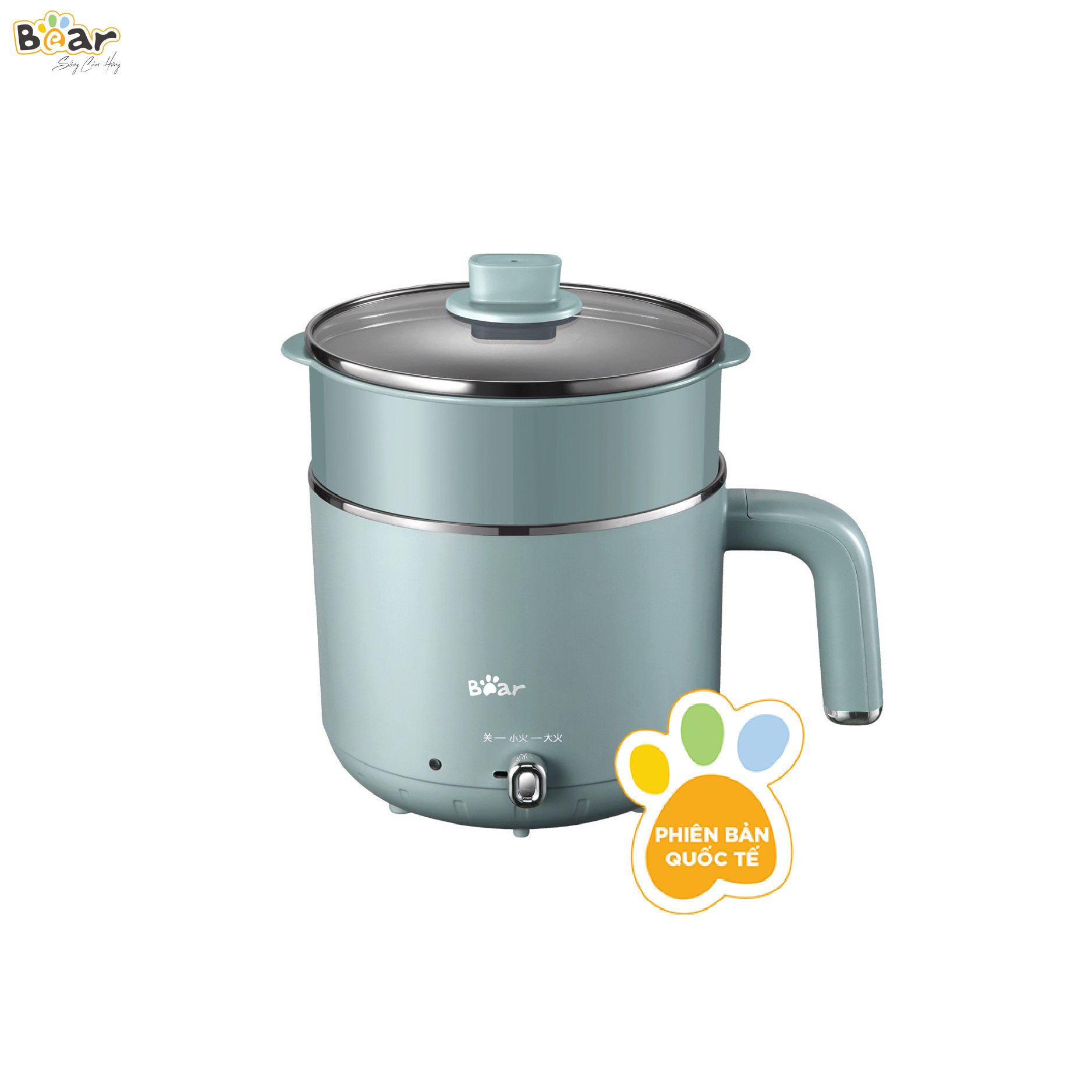 Nồi đa năng Bear DRG-D12M5 - Blue- hàng chính hãng