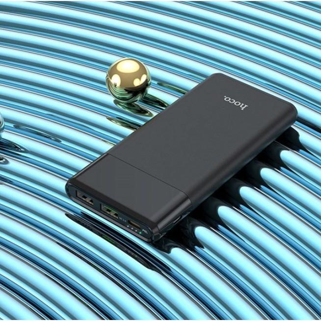 Pin dự phòng Hoco J58 10000 mAh Sạc Nhanh PD &amp; QC3.0 Dành cho điện thoại iPhone iP Huawei Samsung Oppo Realme - Hàng chính hãng