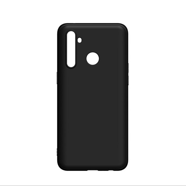 Ốp Lưng Dẻo Mỏng Đen Cho Realme 5 Pro