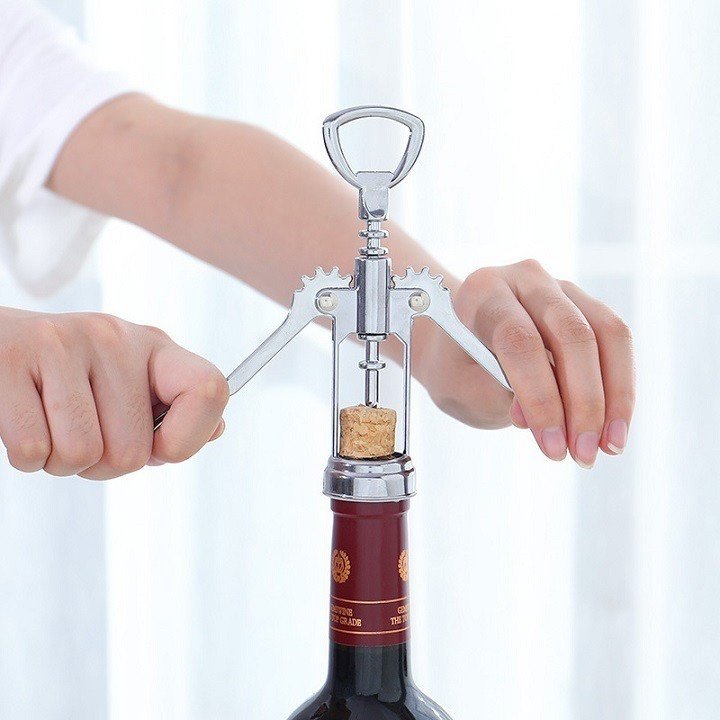 DỤNG CỤ MỞ NÚT RƯỢU VANg inox cao cấp không gỉ