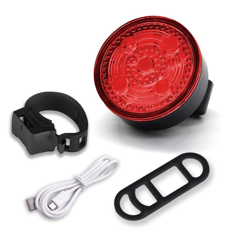 Đèn đèn LED Đèn chạy đèn LED Ánh sáng an toàn cho cuộc đua với 6 chế độ chiếu sáng ánh sáng nhấp nháy đèn vú Clip Stroboscope USB Refill Lamp