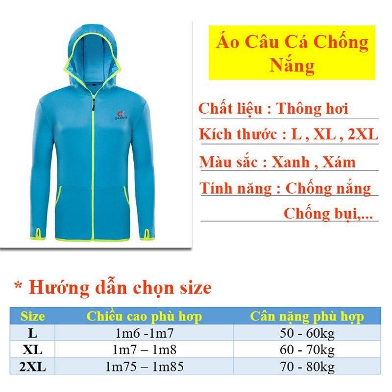 Áo chống nắng cho các cần thủ