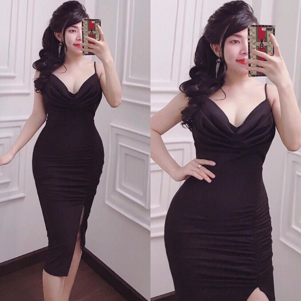 (Top bán chạy ) ĐẦM 2 BODY DÂY CỔ ĐỖ XẺ TÀ HÀNG THIẾT KẾ CỰC CHUẨN MỚI NHẤT 2020