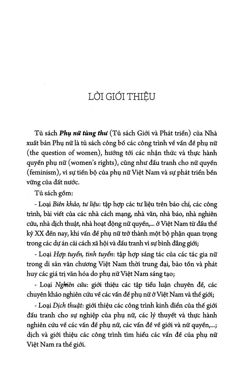 Sách Đạm Phương Nữ Sử - Vấn Đề Phụ Nữ Ở Nước Ta