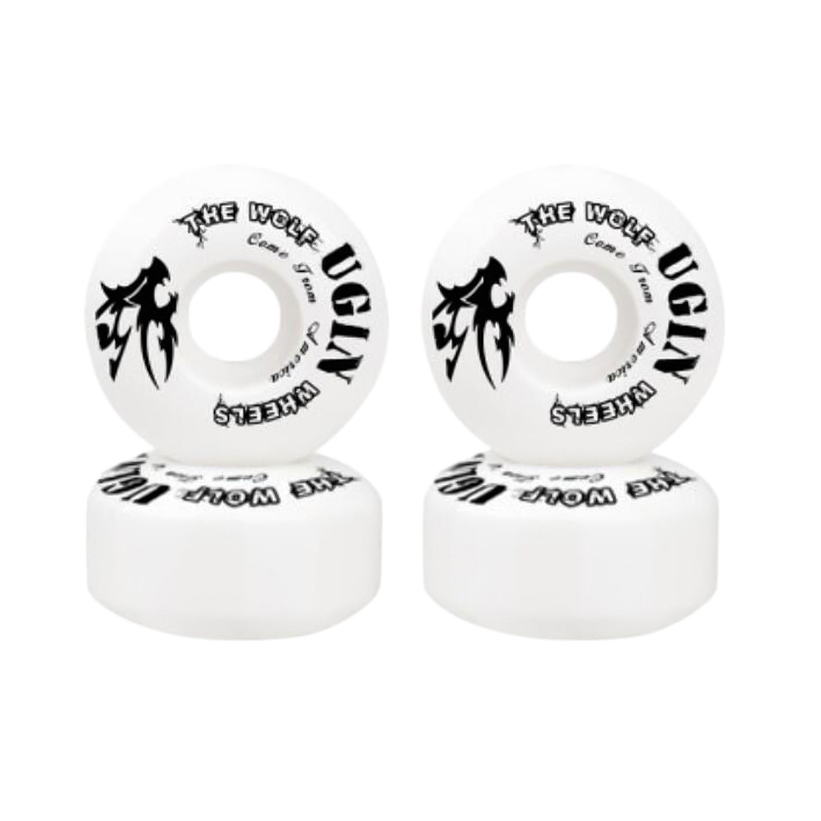 4x PU Skateboard Wheels Replacement High Strength Skate Board Roller Wheel
