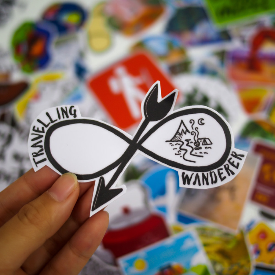 Set 100 Sticker - Travel