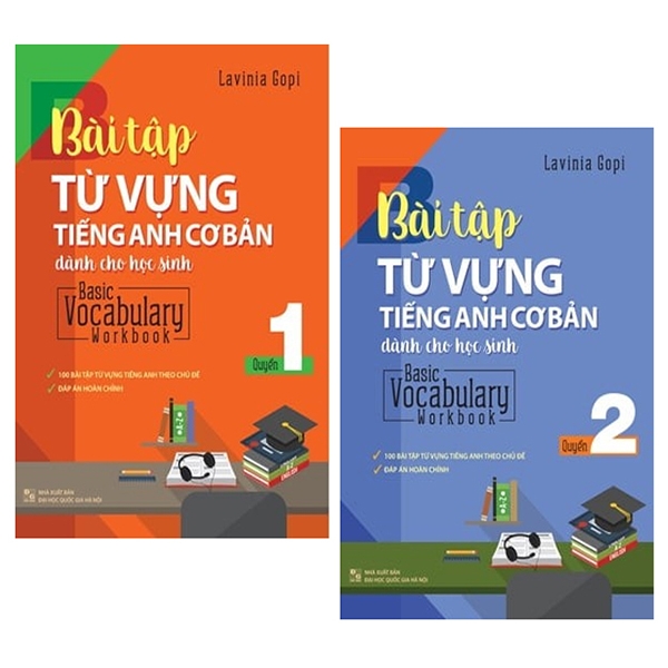 Combo Basic Vocabulary - Workbook Primary / Bài Tập Từ Vựng Tiếng Anh Cơ Bản - Tập 1 Và 2