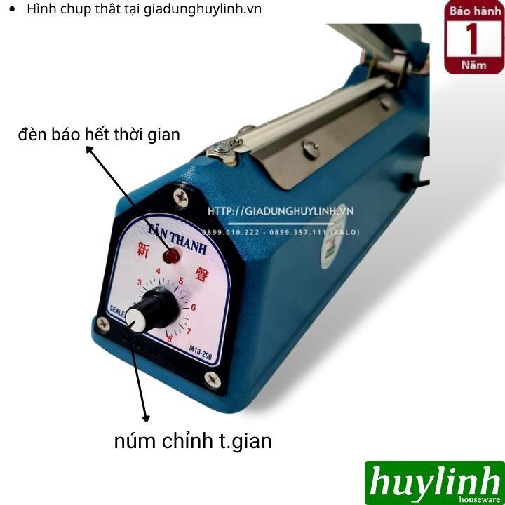 Máy hàn miệng túi dập tay Tân Thanh M10-200mm - Tặng 3 dây hàn sơ cua