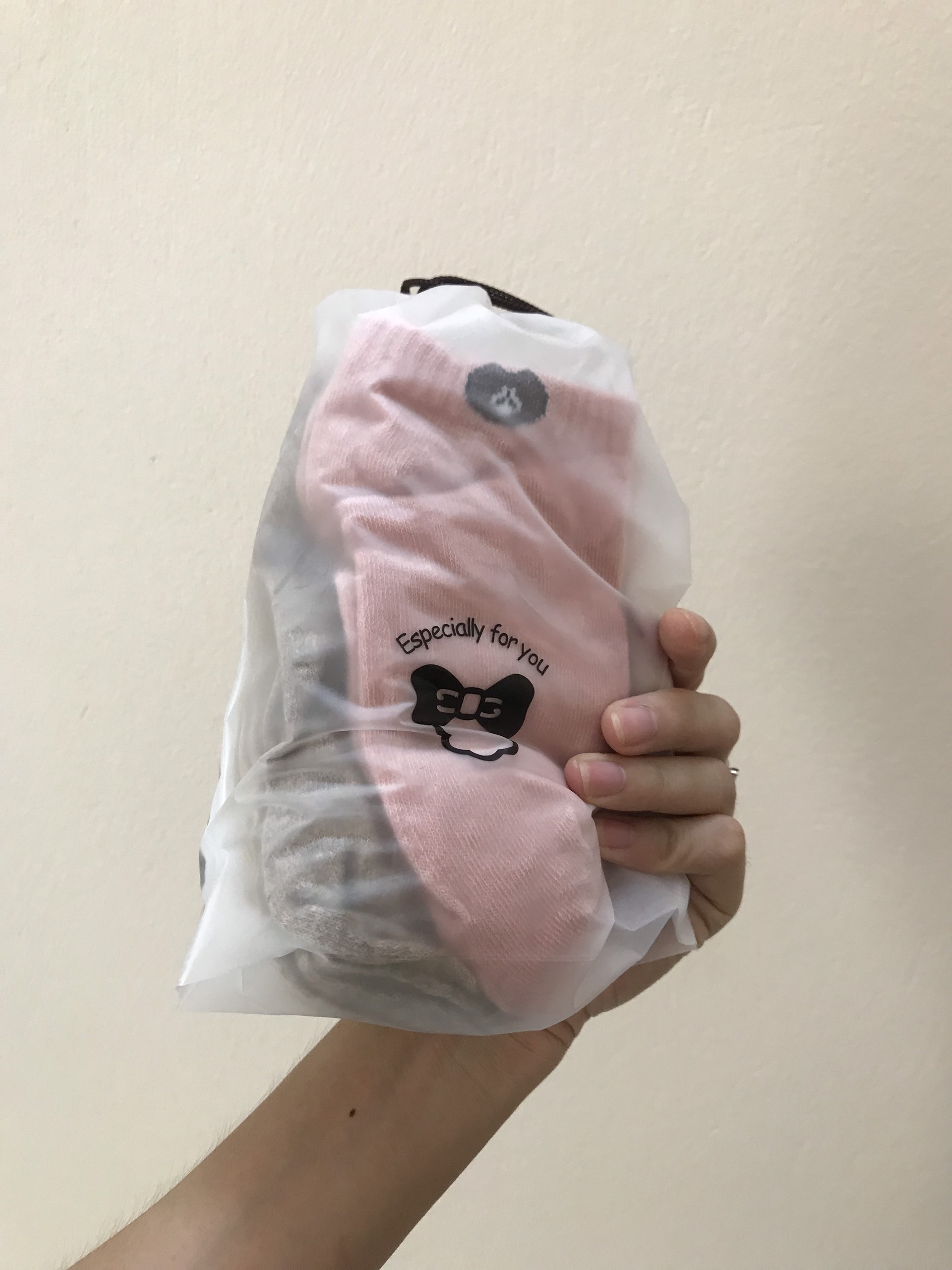 Set 10 đôi tất hình gấu dễ thương, tất cổ ngắn cho nữ