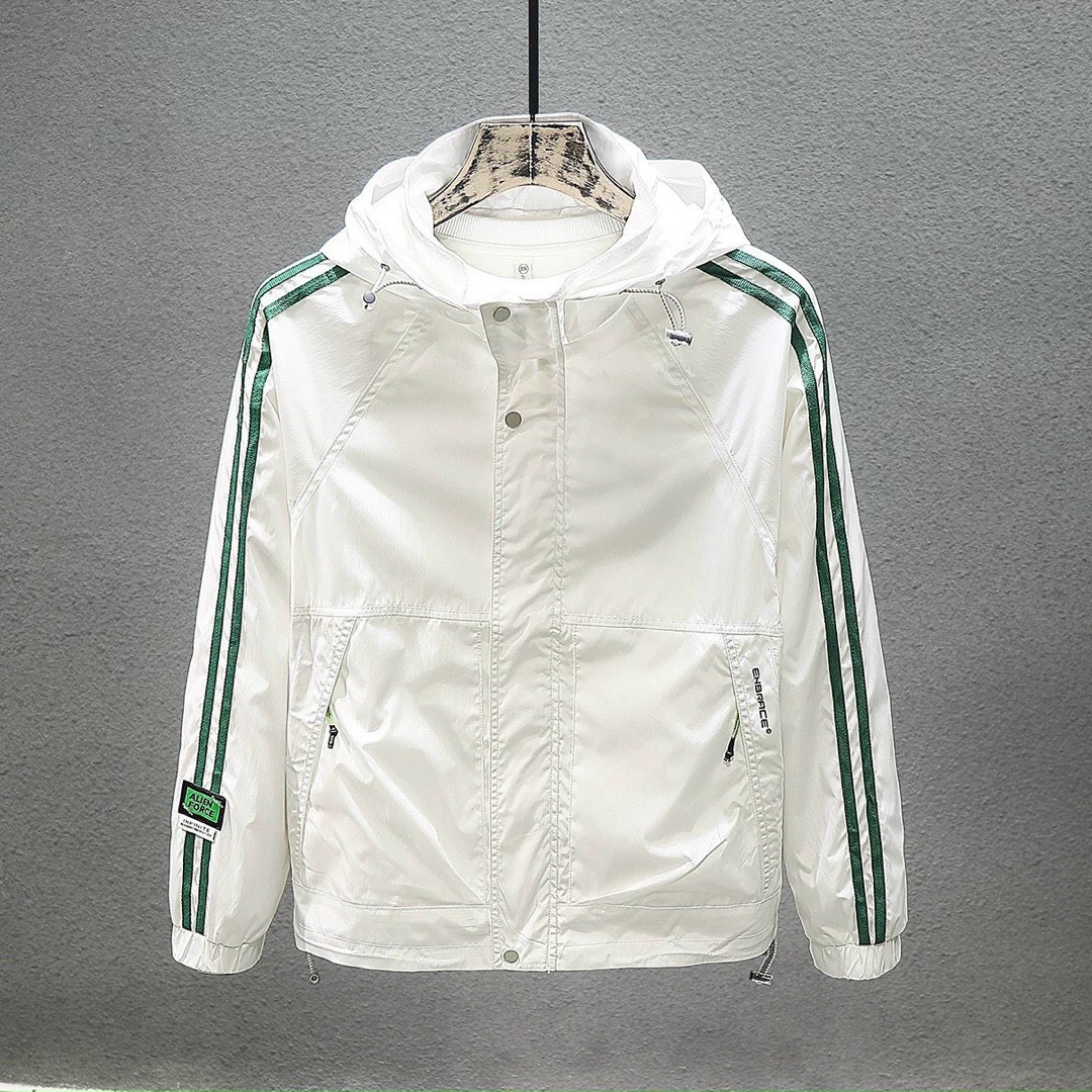 Áo khoác dù nam nữ, phối họa tiết thời trang cao cấp Obok Fashion mẫu mới nhất MS01