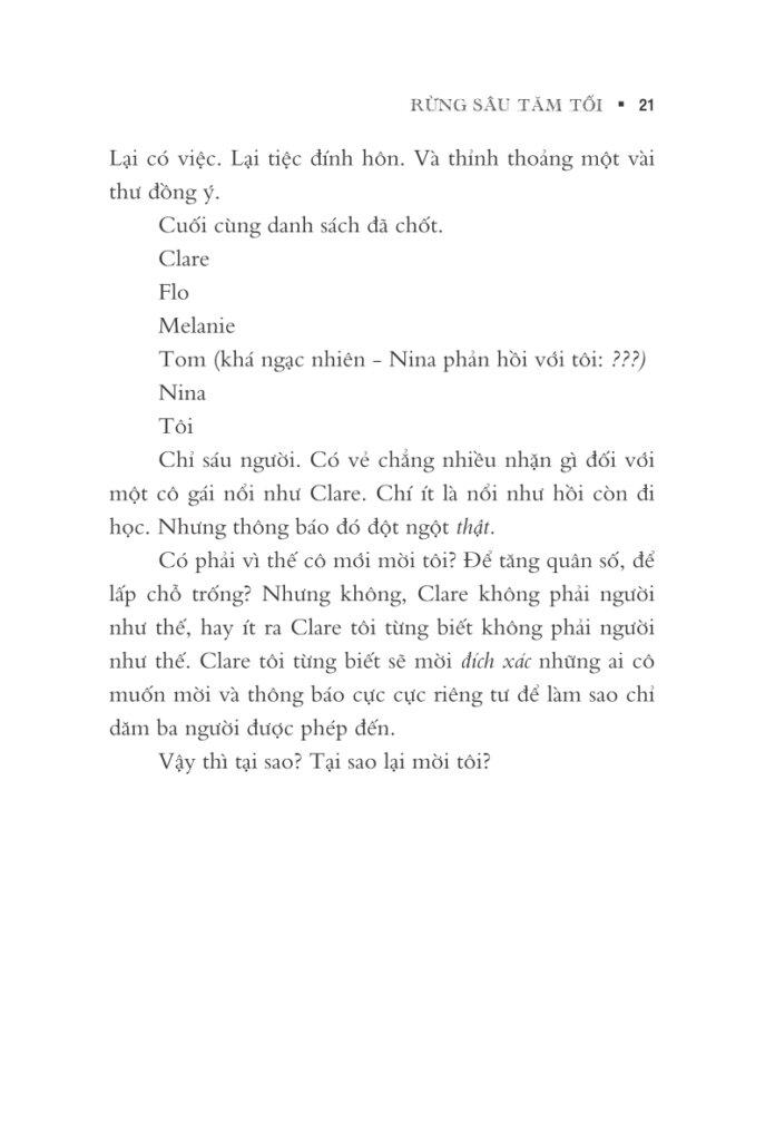 Sách Rừng Sâu Tăm Tối