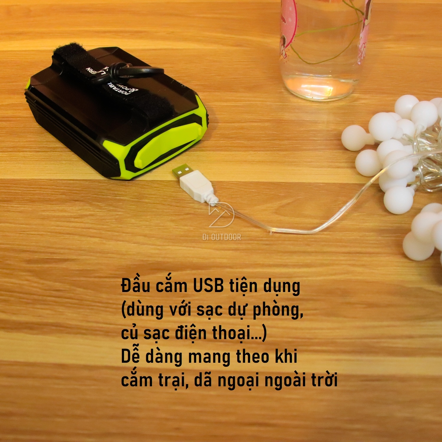 Dây Đèn LED USB Chống Nước Dây Đèn Trang Trí Cắm Trại