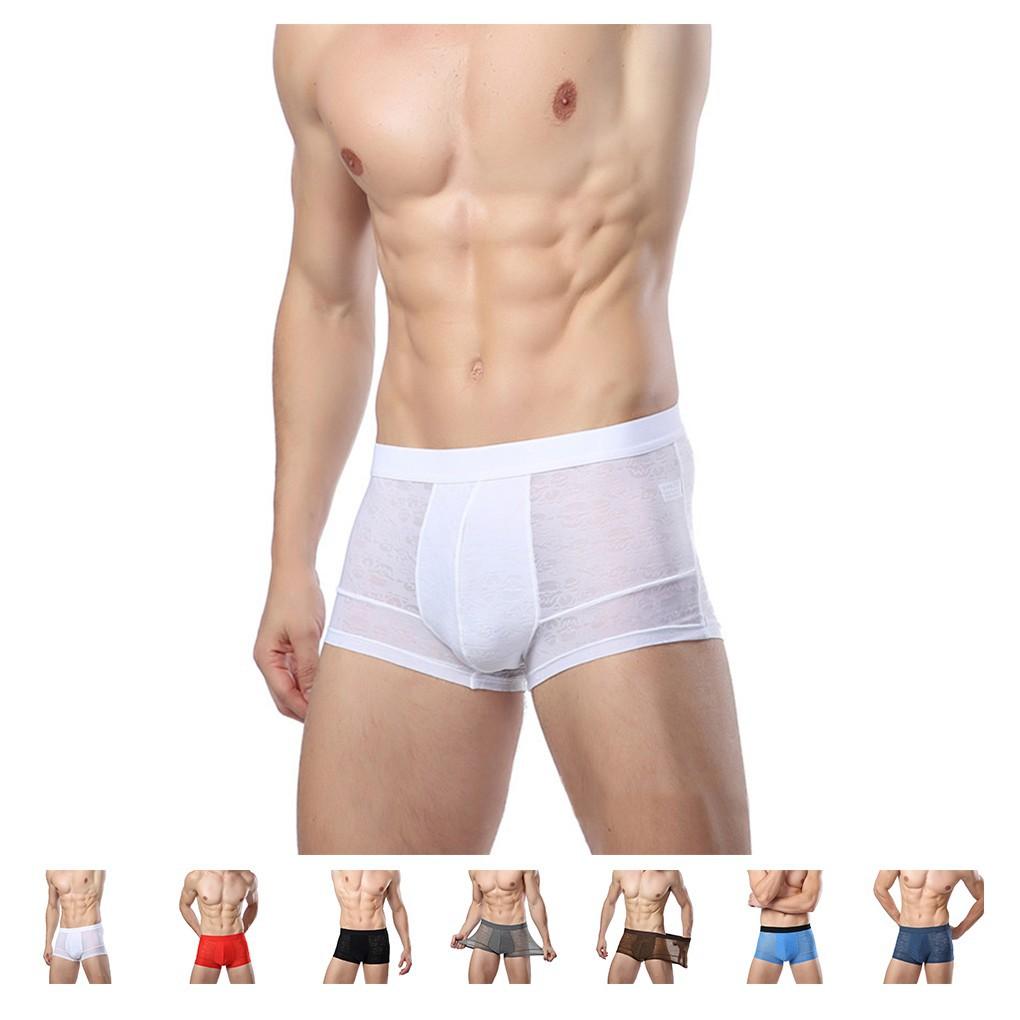 Bamboo Fiber Men Underwear Boxers Modal underpant 7 Colors