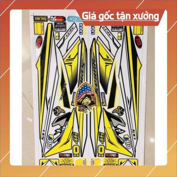 Tem rời ex 2010 vàng đen 3 lớp ko bay màu