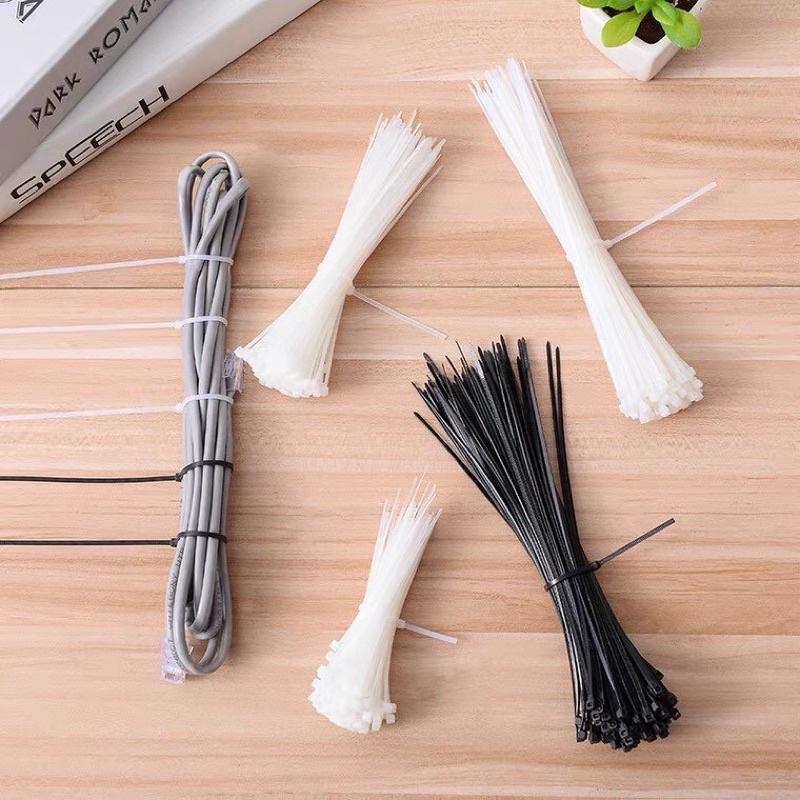 Dây Rút Nhựa - Dây Thít Nhựa Gói 100c Nhiều Kích Thước Đa Năng