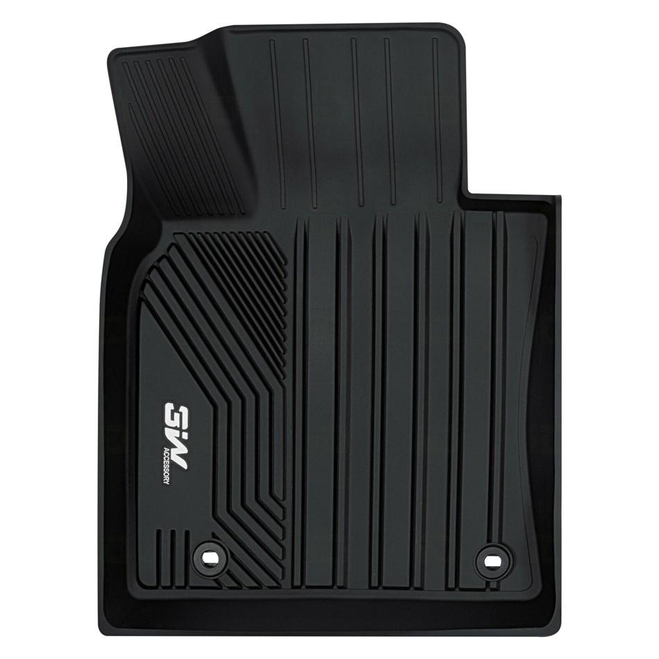 Thảm lót sàn xe ô tô TOYOTA LAND CRUISER 2011- đến nay Nhãn hiệu Macsim 3W chất liệu nhựa TPE đúc khuôn cao cấp -màu đen đen