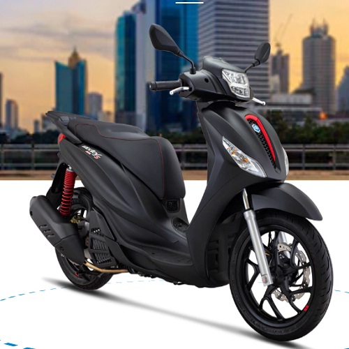 Xe máy Piaggio Medley 125 S ABS 2020 - Đen sần