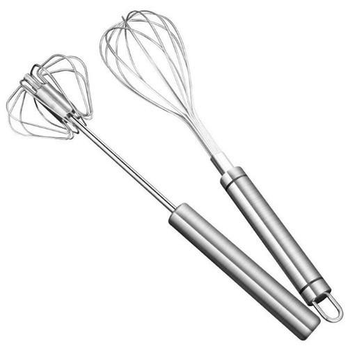 Dụng cụ đánh trứng bằng inox cầm tay loại to