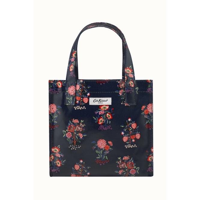 Cath Kidston - Túi đeo tay/Small Bookbag - Kingdom Posey - Navy -1041873