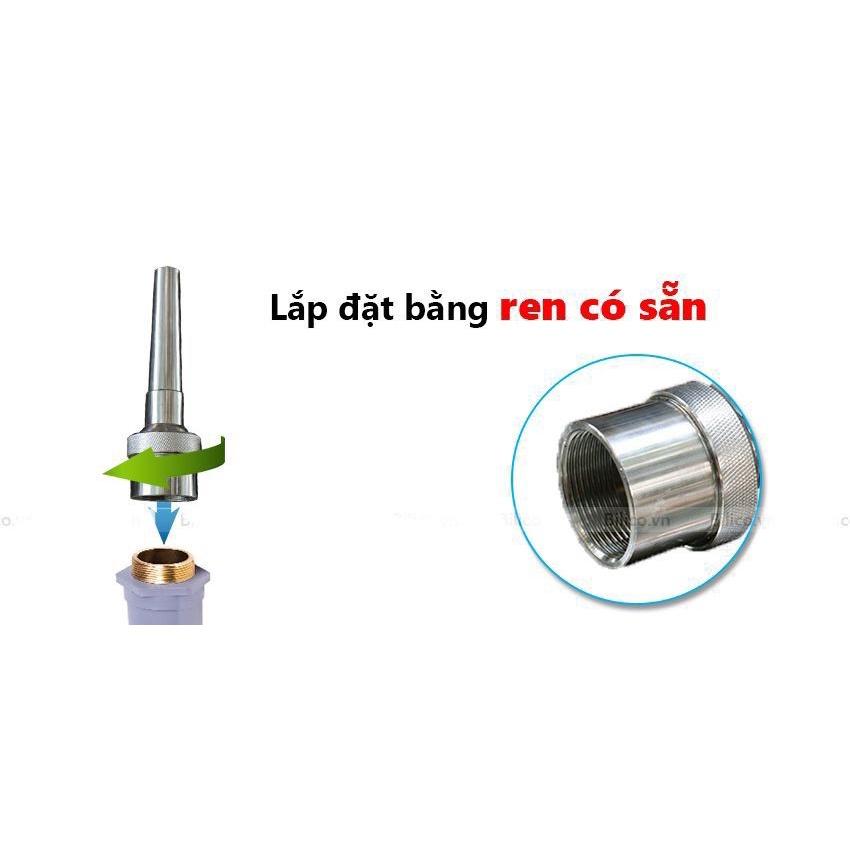 Đầu phun tia nước ren trong 21mm INOX - đầu phun nước nghệ thuật 1 tia