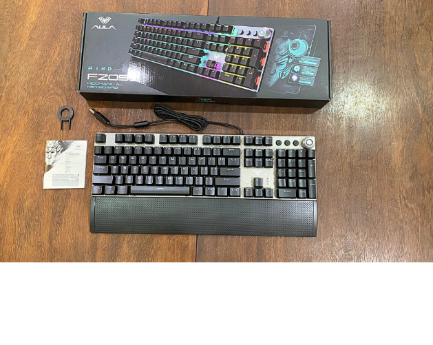 Bàn Phím cơ gaming có dây AULA F2058 Red Switch - Hàng Chính Hãng