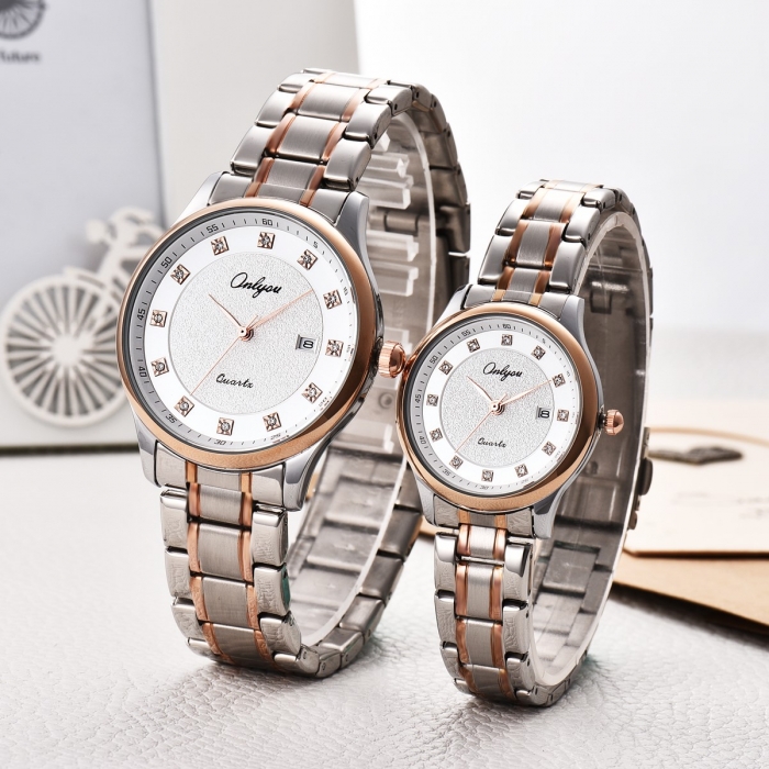 Đồng hồ Onlyou Nam 81062GE Dây thép không gỉ 39mm