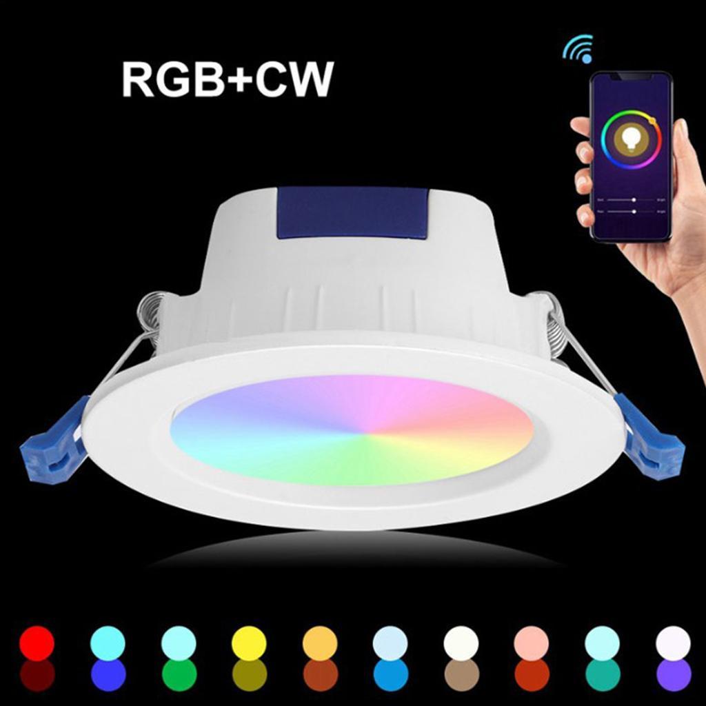 WiFi Smart LED Dimmable Spot Light Downlight Voice Control Energy Saver 7W