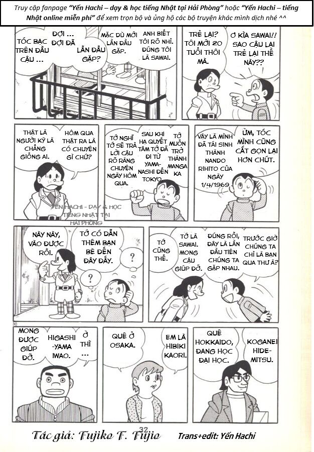 tuyển tập truyện ngắn của tác giả doraemon chapter 20 30