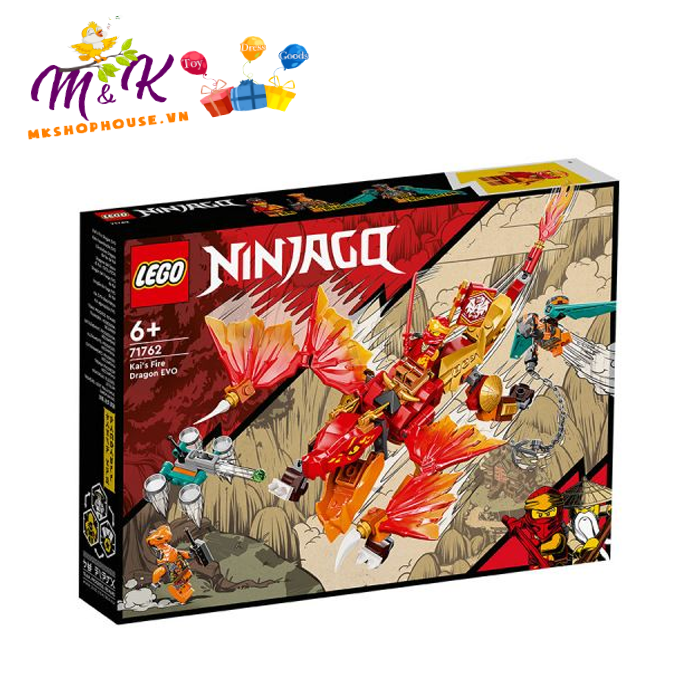 Đồ Chơi LEGO NINJAGO Rồng Lửa Tiến Hóa Của Kai 71762