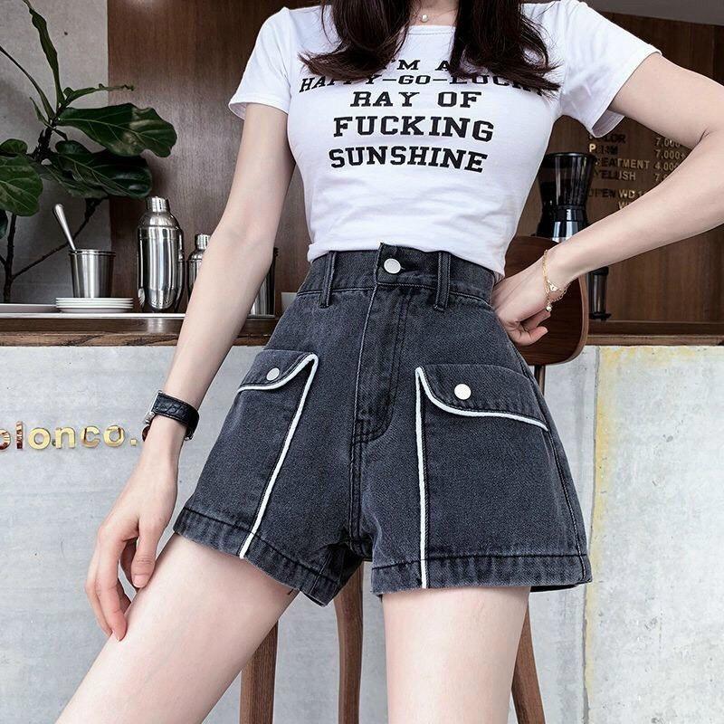 Quần Short Jeans Nữ Túi Viền Ulzzang - Quần Đùi Nữ Jeans SIêu Chất Q39