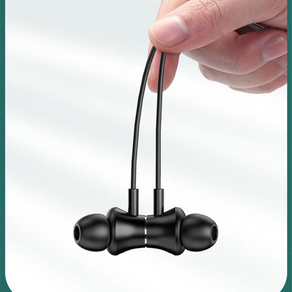 Sport Earphones Wireless Built-in Mic Bluetooth Headphones 1000mah Black