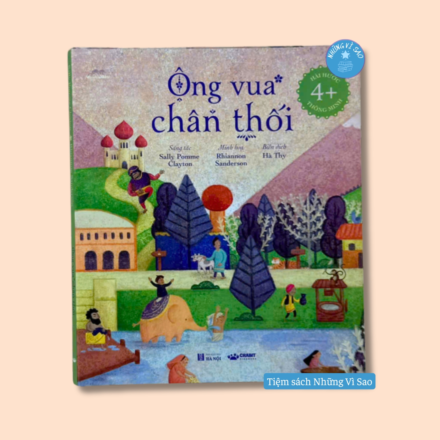 Sách - Ông vua chân thối (truyện cổ tích hài hước Ấn Độ cho bé từ 4 tuổi+) - Bìa cứng