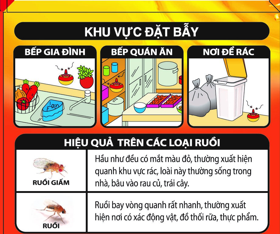Bẫy diệt ruồi giấm ARS Fly Catcher _ Nhập khẩu Nhật Bản