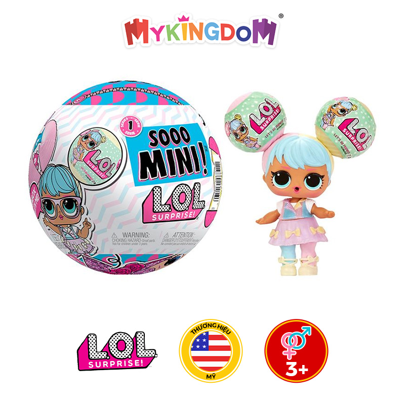 Đồ Chơi LOL SURPRISE Búp Bê Lol Surprise - Soo Mini 588412EUC - Giao hàng ngẫu nhiên