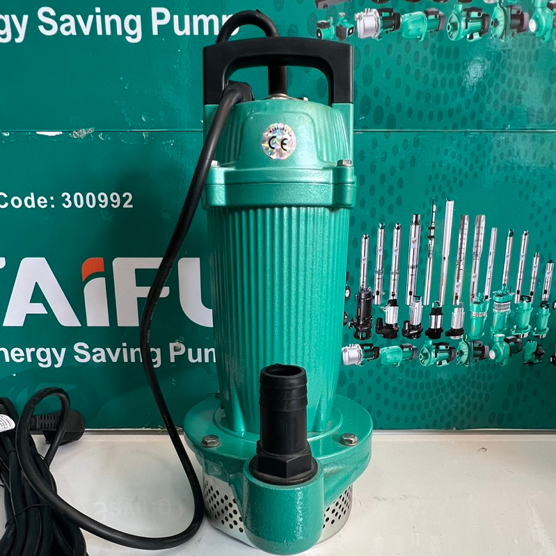 Máy bơm chìm đẩy cao 370W (0.5HP) Thân nhôm sơn tĩnh điện, không ngâm dầu TAIFU QDX1.5-17-0.37L - Bảo hành 1 năm