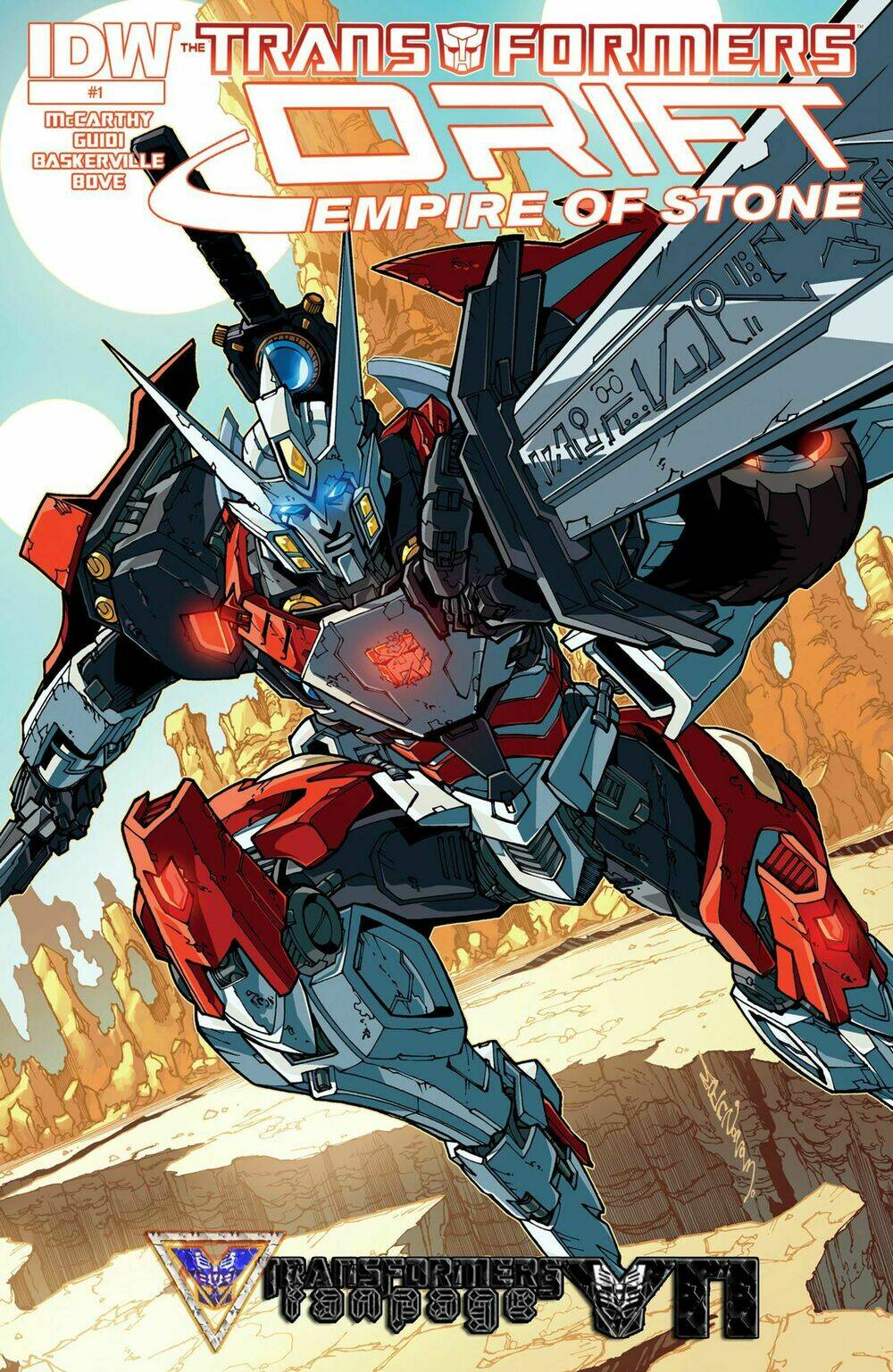 the transformers: drift - empire of stone chapter 1 1