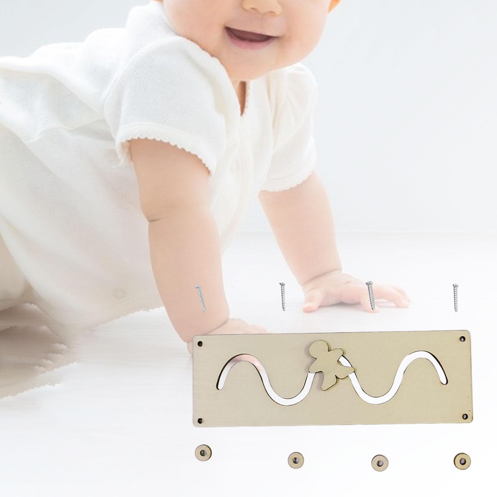 Child Busy Board DIY Parts Slide Track Developmental Toy Cognition Game