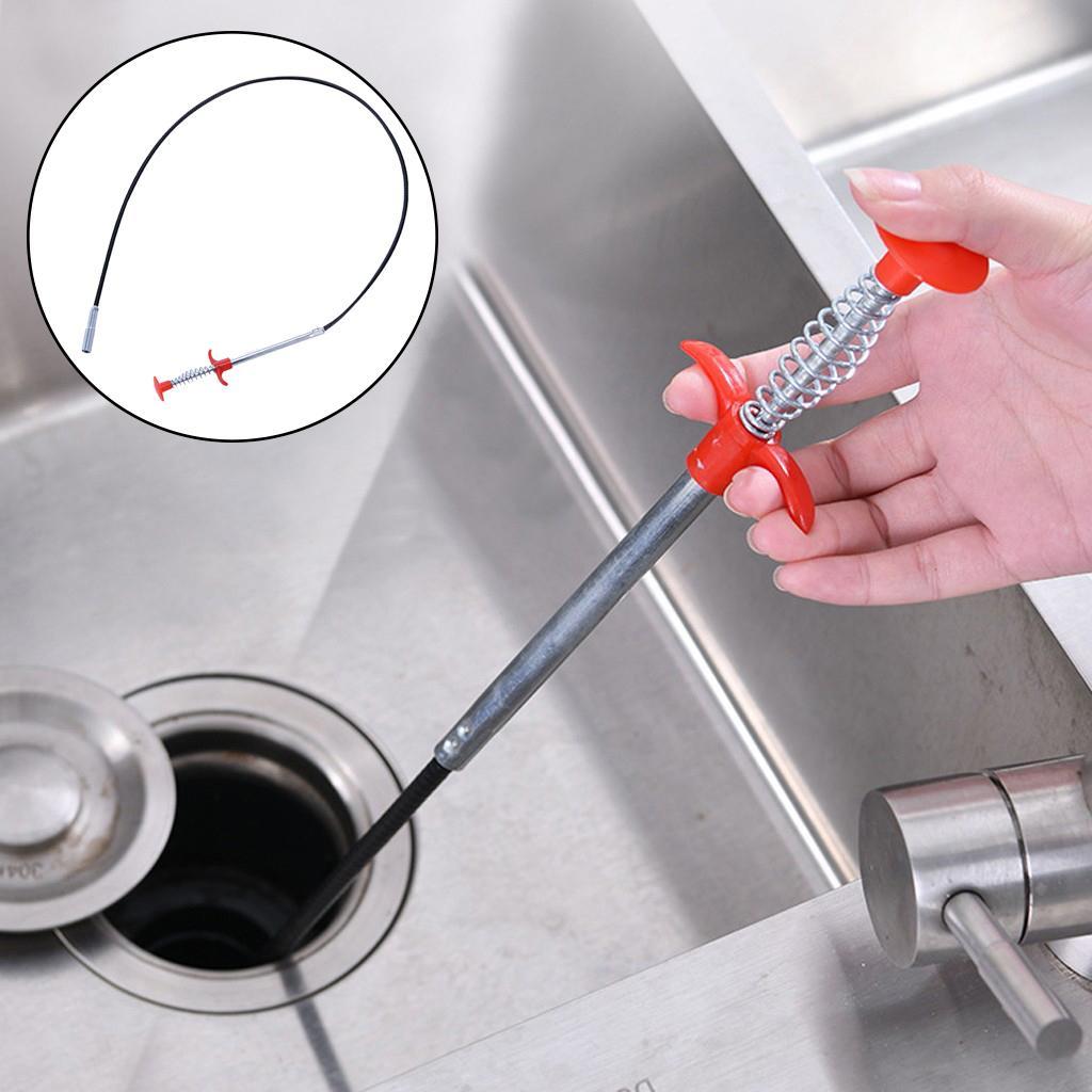Sink Hook Kitchen Bathroom Sewer Dredging Tool    160cm
