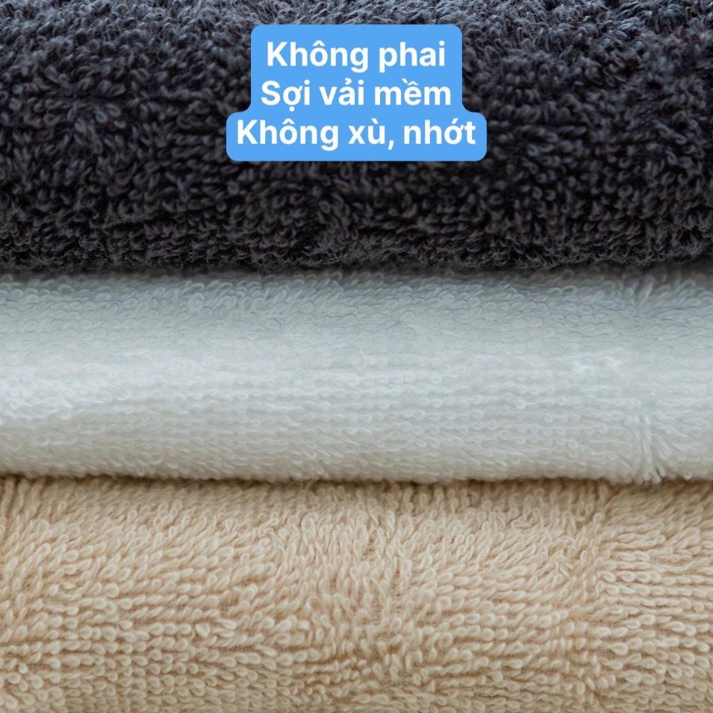 Khăn Mặt Tiêu Chuẩn Âu Mỹ 100% Cotton CD40/2 Thấm Hút Bền Màu Premium Cotton Towel