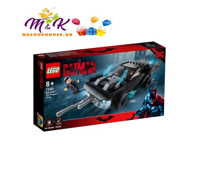 LEGO SUPERHEROES Cuộc Rượt Đuổi Giữa Batman Và Penguin 76181 (392 chi tiết)