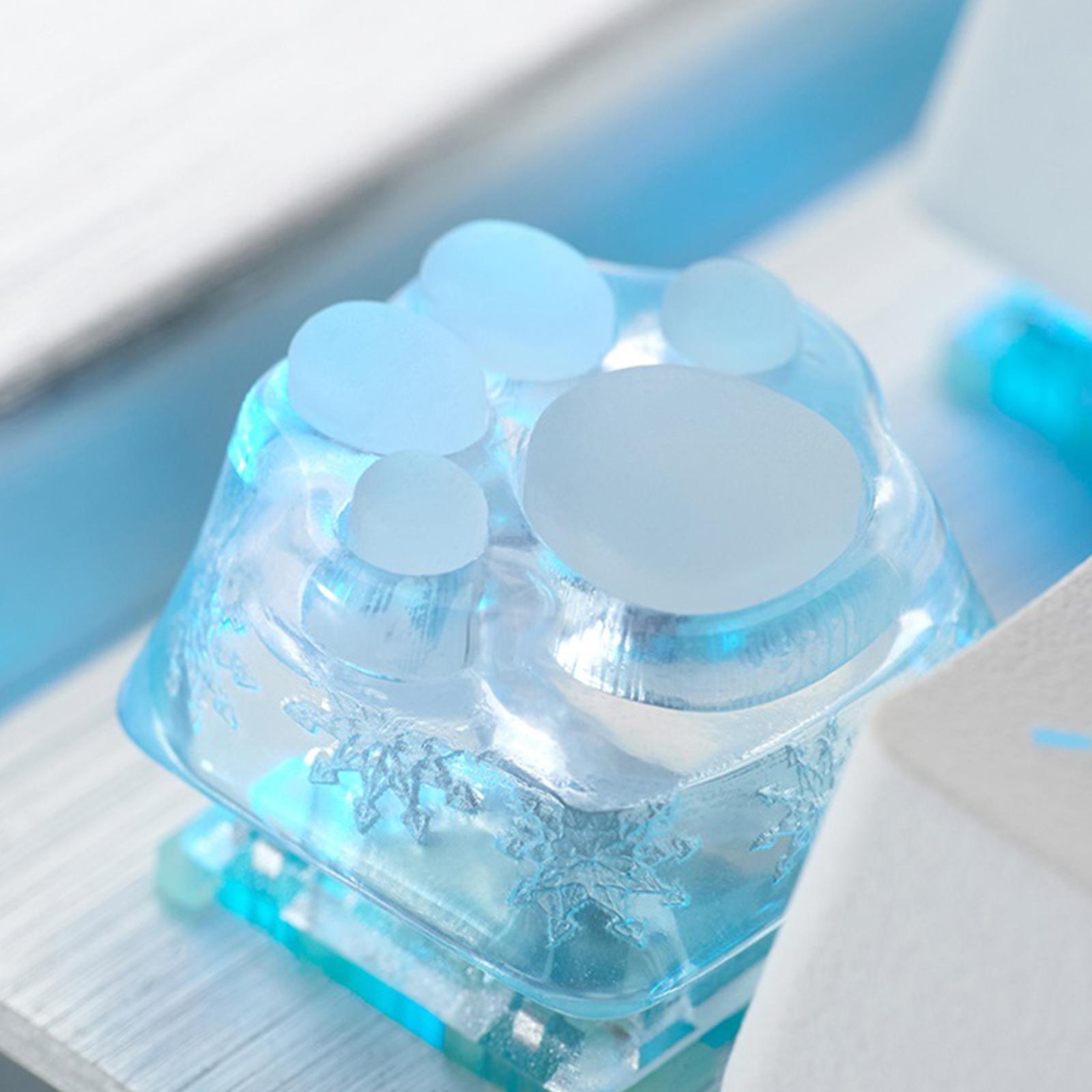 Clear Resin Mechanical Keyboard Keycap Pad for Cherry DIY