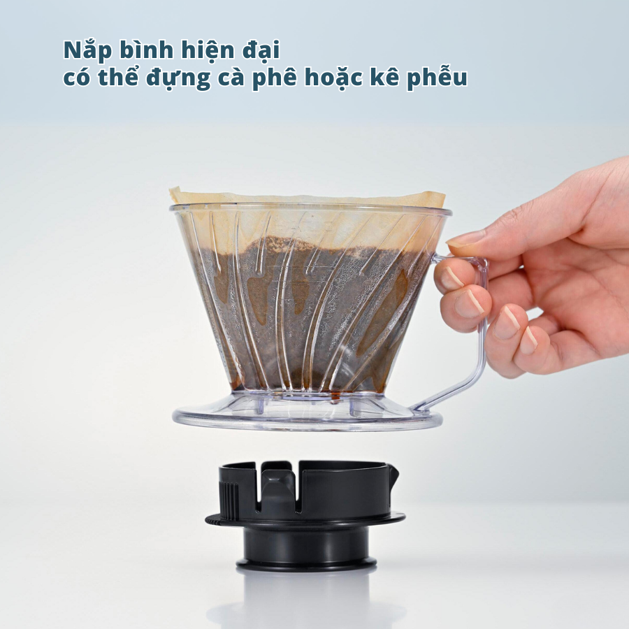 Bình server đựng cà phê Hario Pegasus PED-02-B 600ml size 02