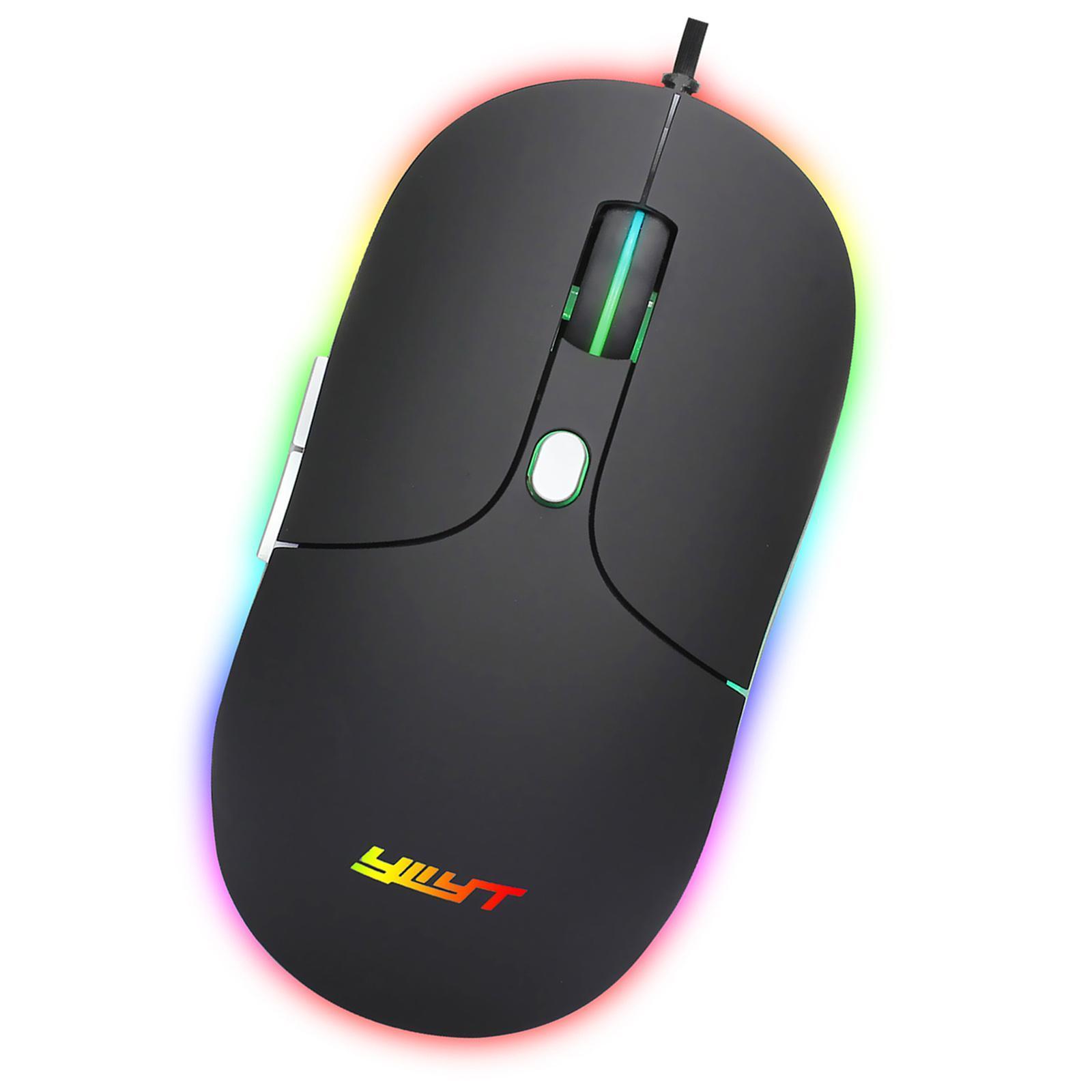 RGB   Gaming Mouse Adjustable Gamer Mice  with Side Buttons